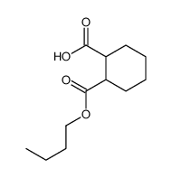 butyl hydrogen cyclohexane-1,2-dicarboxylate Structure