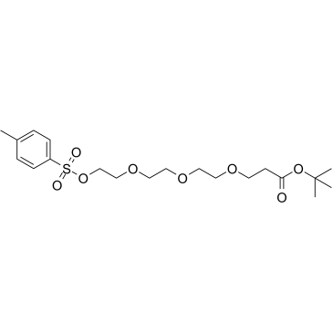 Tos-PEG4-t-butyl ester结构式