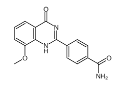 Benzamide,4-(1,4-dihydro-8-methoxy-4-oxo-2-quinazolinyl)- (9CI) Structure