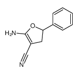 5-amino-2-phenyl-2,3-dihydrofuran-4-carbonitrile结构式