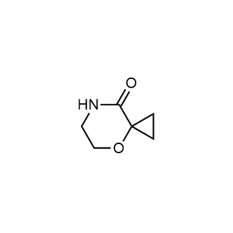 4-氧杂-7-氮杂螺[2.5]辛烷-8-酮结构式