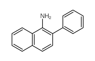 2-phenylnaphthalen-1-amine结构式