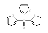 Phosphine sulfide,tri-2-thienyl-结构式