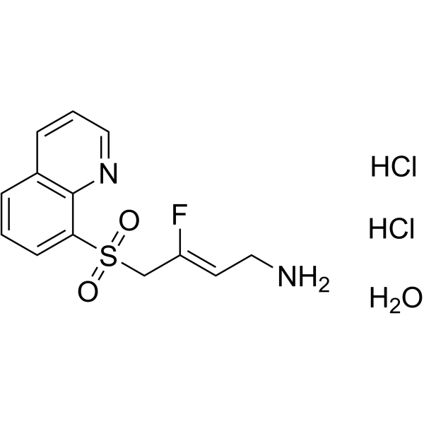 LOX-IN-3 dihydrochloride monohydrate结构式