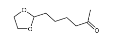 2-(5-Oxohexyl)-1,3-dioxolane Structure