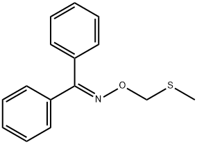 Benzophenone O-[(methylthio)methyl]oxime Structure