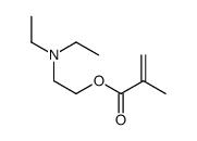 2-Propenoic acid, 2-methyl-, 2-(diethylamino)ethyl ester, homopolymer structure