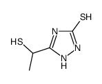 3-(1-Mercaptoethyl)-4,5-dihydro-1H-1,2,4-triazole-5-thione Structure