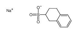 sodium tetrahydronaphthalene-2-sulphonate结构式
