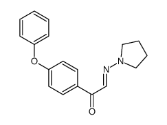 4'-Phenoxy-α-(1-pyrrolidinylimino)acetophenone Structure