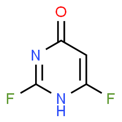 4(1H)-Pyrimidinone, 2,6-difluoro- (9CI)结构式