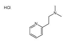 N,N-dimethyl-2-pyridin-2-ylethanamine,hydrochloride结构式