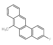 Benz[a]anthracene,3-fluoro-7-methyl- Structure