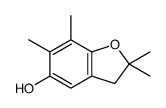 2,2,6,7-tetramethyl-3H-1-benzofuran-5-ol Structure