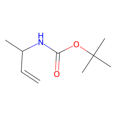 Carbamic acid, (1-methyl-2-propenyl)-, 1,1-dimethylethyl ester (9CI) Structure