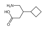 Cyclobutanepropanoic acid,-bta--(aminomethyl)- Structure