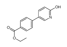 ethyl 4-(6-oxo-1H-pyridin-3-yl)benzoate结构式