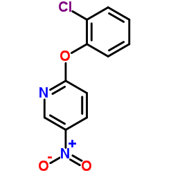 2-(2-Chlorophenoxy)-5-nitropyridine结构式