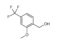 2-METHOXY-4-(TRIFLUOROMETHYL)BENZYL ALCOHOL Structure