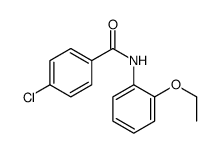4-Chloro-N-(2-ethoxyphenyl)benzamide结构式
