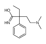 4-(Dimethylamino)-2-ethyl-2-phenylbutyramide structure