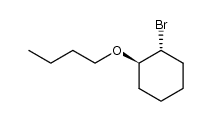 trans-1-bromo-2-butoxycyclohexane Structure