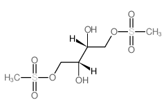 1,2,3,4-Butanetetrol,1,4-dimethanesulfonate, (R*,R*)- (9CI)结构式