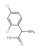 氨基-(2,4-二氯-苯基)-乙酸结构式