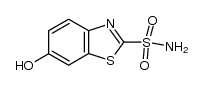 6-hydroxybenzothiazide-2-sulfonamide Structure