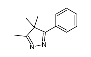 3,4,4-trimethyl-5-phenylpyrazole结构式