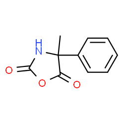 2,5-Oxazolidinedione,4-methyl-4-phenyl-结构式