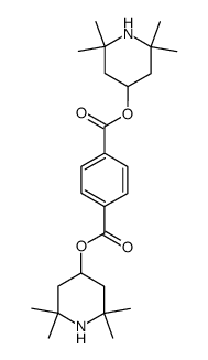 di-(2,2,6,6-tetramethylpiperidin-4-yl) terephthalate Structure