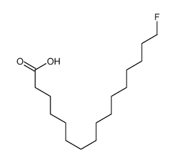 16-fluoropalmitic acid结构式
