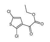 ETHYL (2,5-DICHLOROTHIEN-3-YL)(OXO)ACETATE Structure