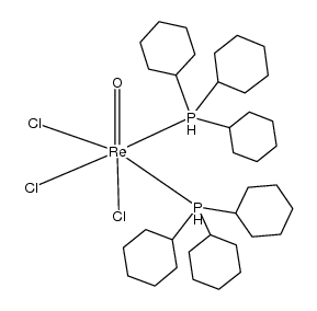 ReOCl3(tricyclohexylphosphine)2结构式