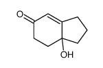 2,3,7,7a-Tetrahydro-7a-hydroxy-1H-inden-5(6H)-one structure