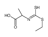 (2S)-2-(ethylsulfanylcarbothioylamino)propanoic acid Structure