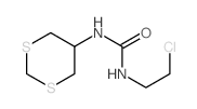 Urea,N-(2-chloroethyl)-N'-1,3-dithian-5-yl- structure