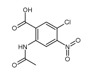 2-acetylamino-5-chloro-4-nitrobenzoic acid Structure