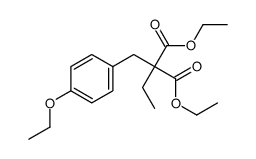 diethyl 2-[(4-ethoxyphenyl)methyl]-2-ethylpropanedioate结构式