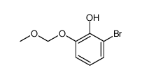2-bromo-6-(methoxymethoxy)phenol结构式