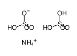 ammonium trihydrogen disulphate结构式