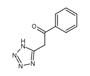 1-phenyl-2-(1H-tetrazol-5-yl)ethanone Structure