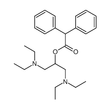 1,3-bis(diethylamino)propan-2-yl 2,2-diphenylacetate Structure