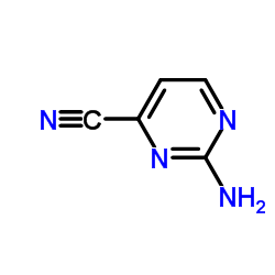 2-Amino-4-cyanopyrimidine structure