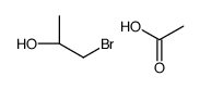 acetic acid,(2S)-1-bromopropan-2-ol Structure