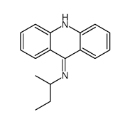 N-butan-2-ylacridin-9-amine Structure