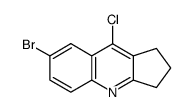 7-bromo-9-chloro-2,3-dihydro-1H-cyclopenta[b]quinoline Structure