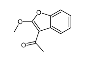 1-(2-methoxy-1-benzofuran-3-yl)ethanone结构式