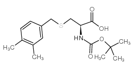 Boc-S-3,4-dimethylbenzyl-L-cysteine Structure